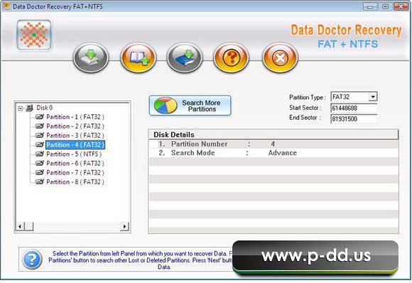 Windows Vista Data Recovery Tool screen shot