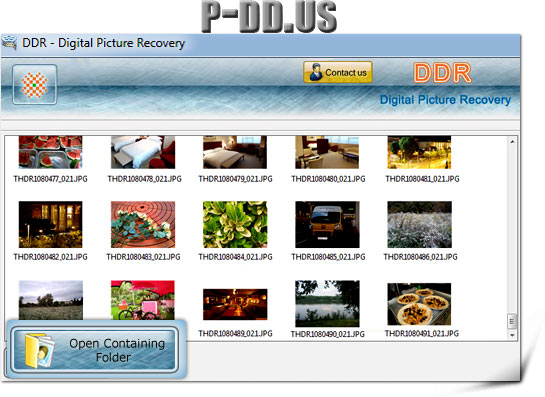 Digital pictures restoration software