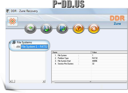 Deleted files recovery from Zune player